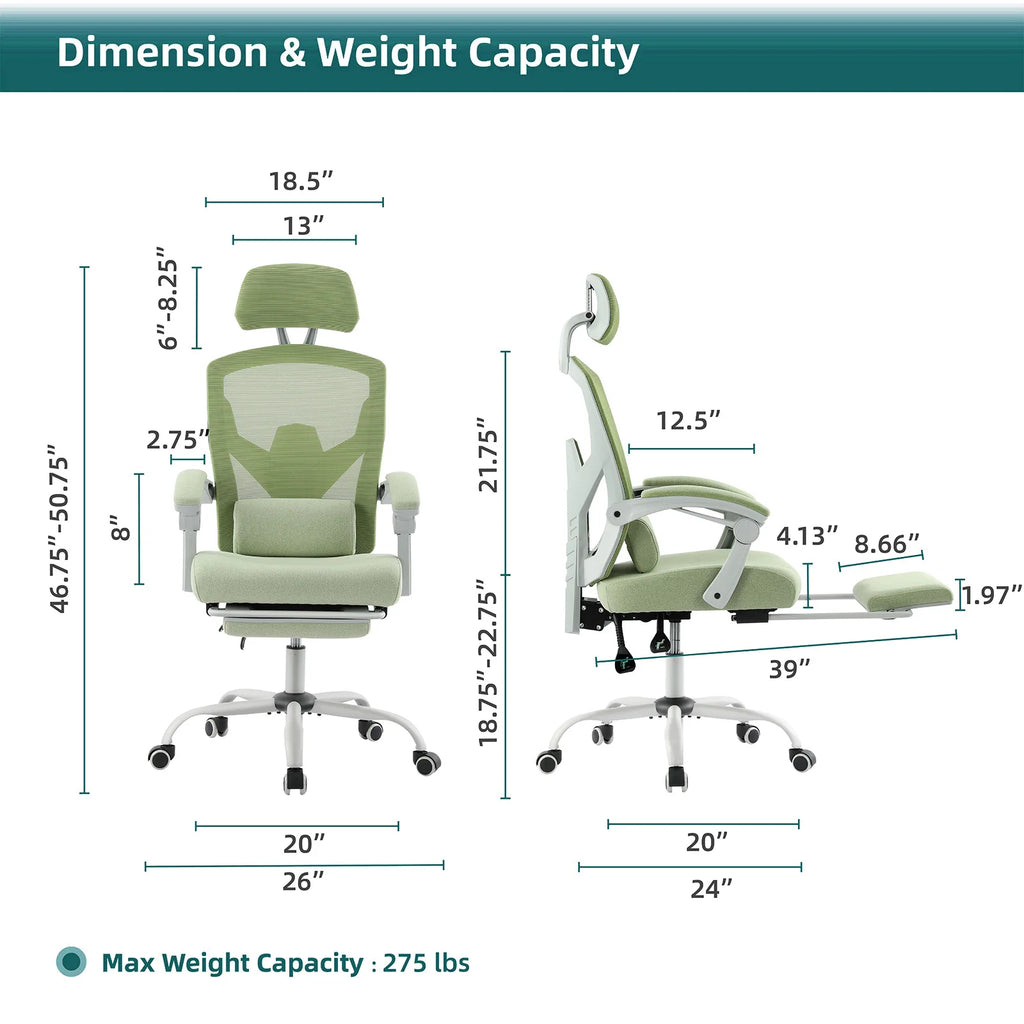 Ergonomic Mesh Rocking Gaming Chair