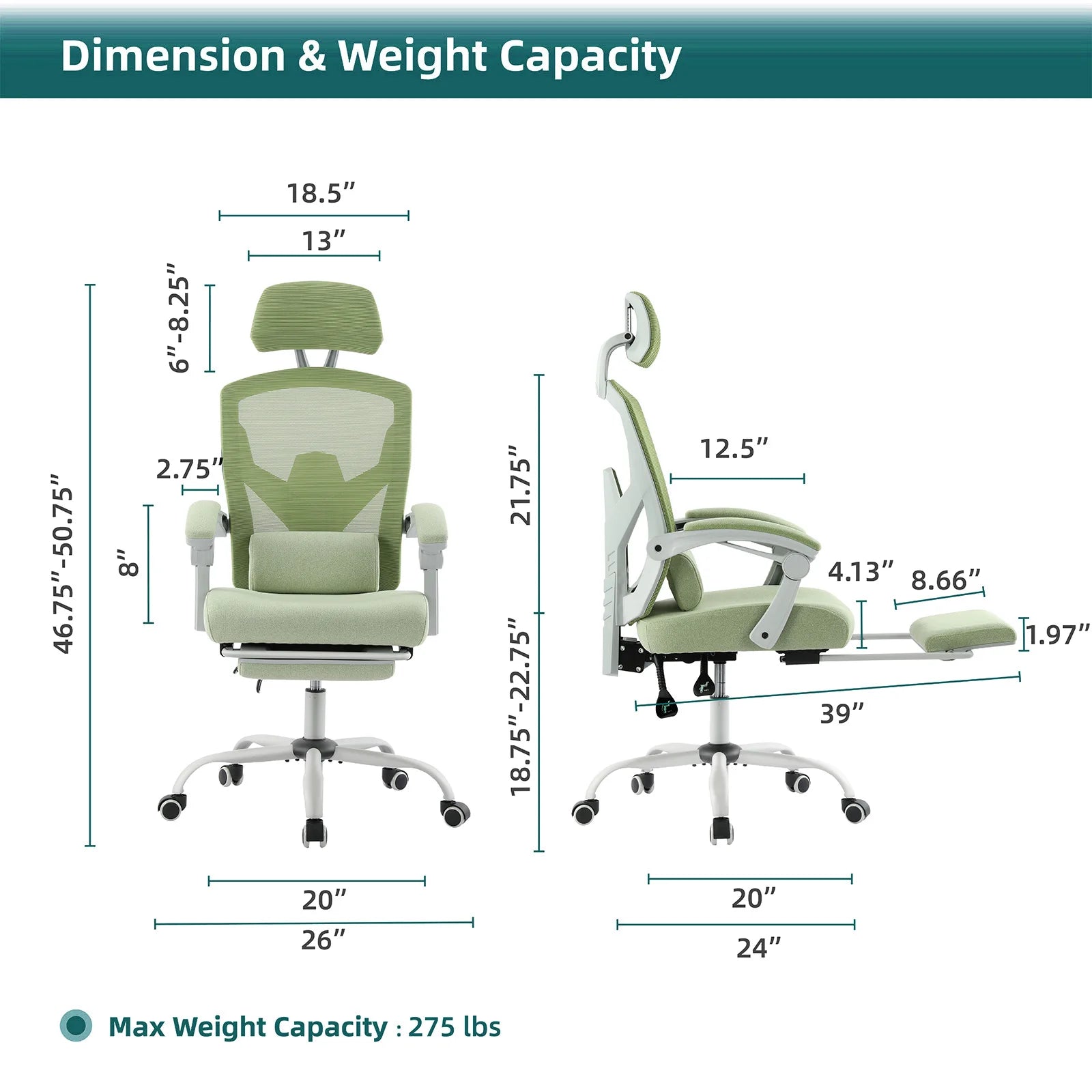 Ergonomic Mesh Rocking Gaming Chair