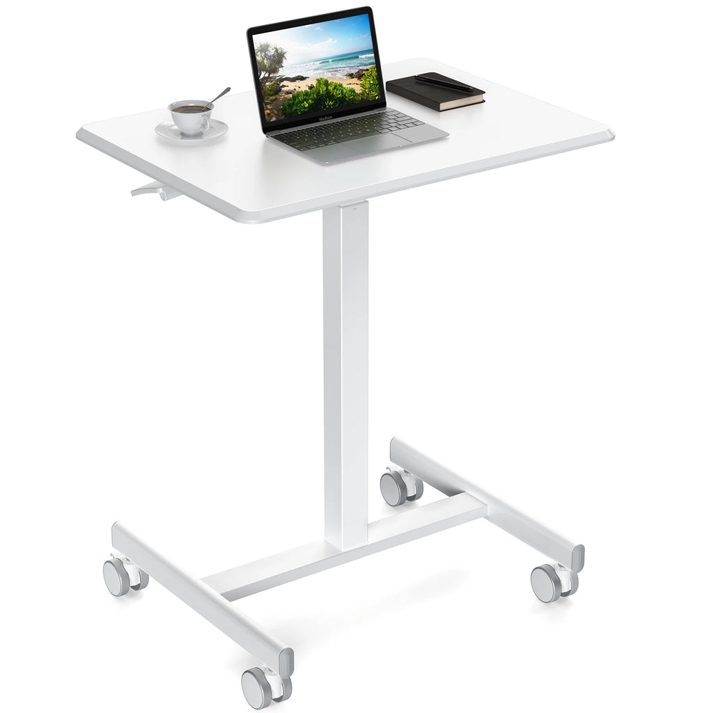 Portable Laptop Computer Desk with Lockable Wheels