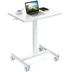Portable Laptop Computer Desk with Lockable Wheels