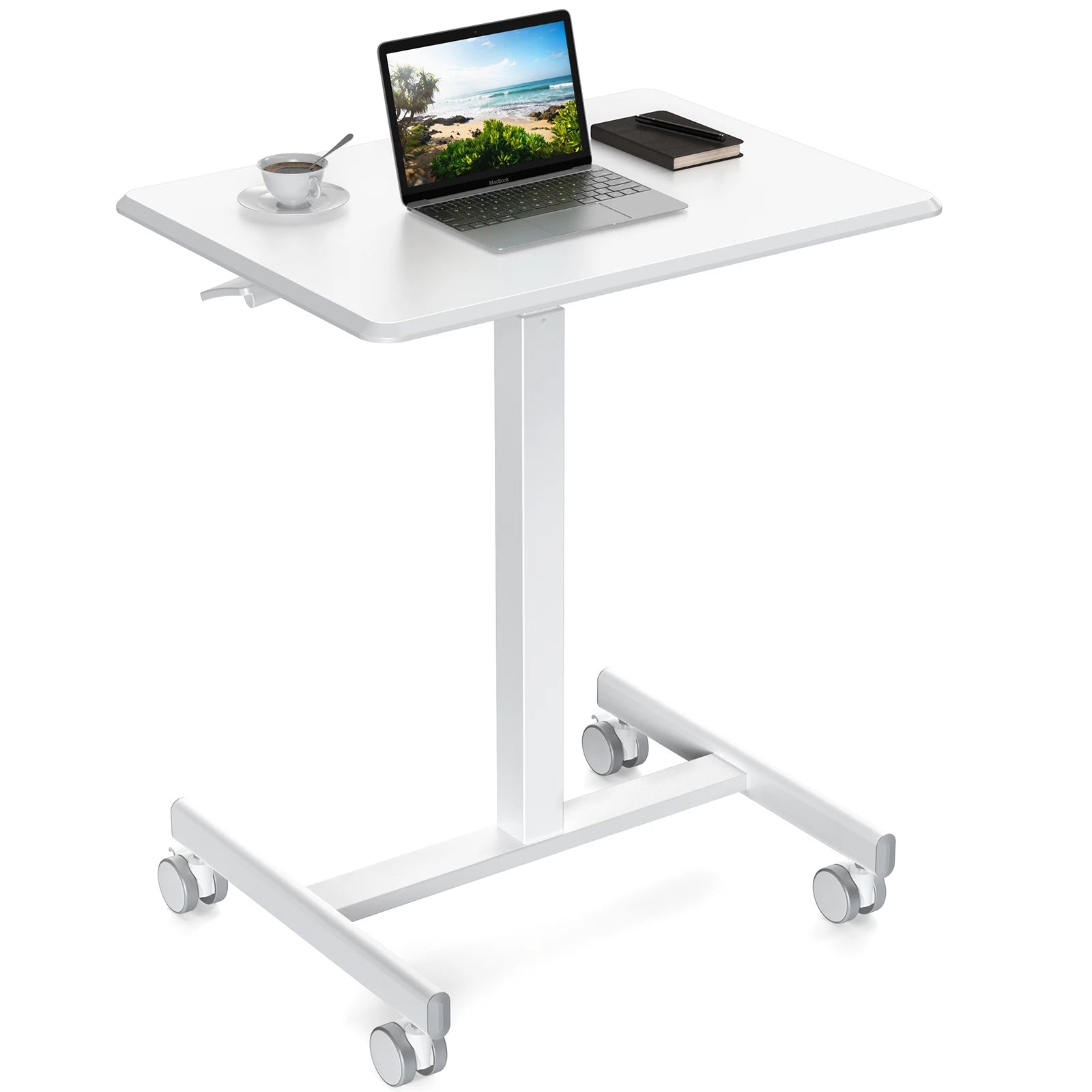 Portable Laptop Computer Desk with Lockable Wheels