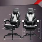 Heavy Duty Ergonomic Gaming Chair with Footrest