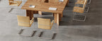 63-Inch Vintage Farmhouse Executive Office Desk