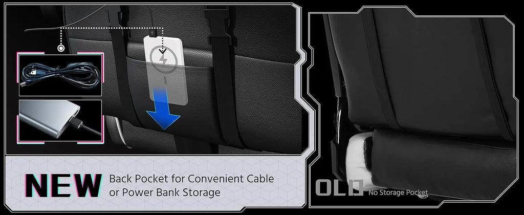 Ergonomic Gaming Chair with Massage and Footrest