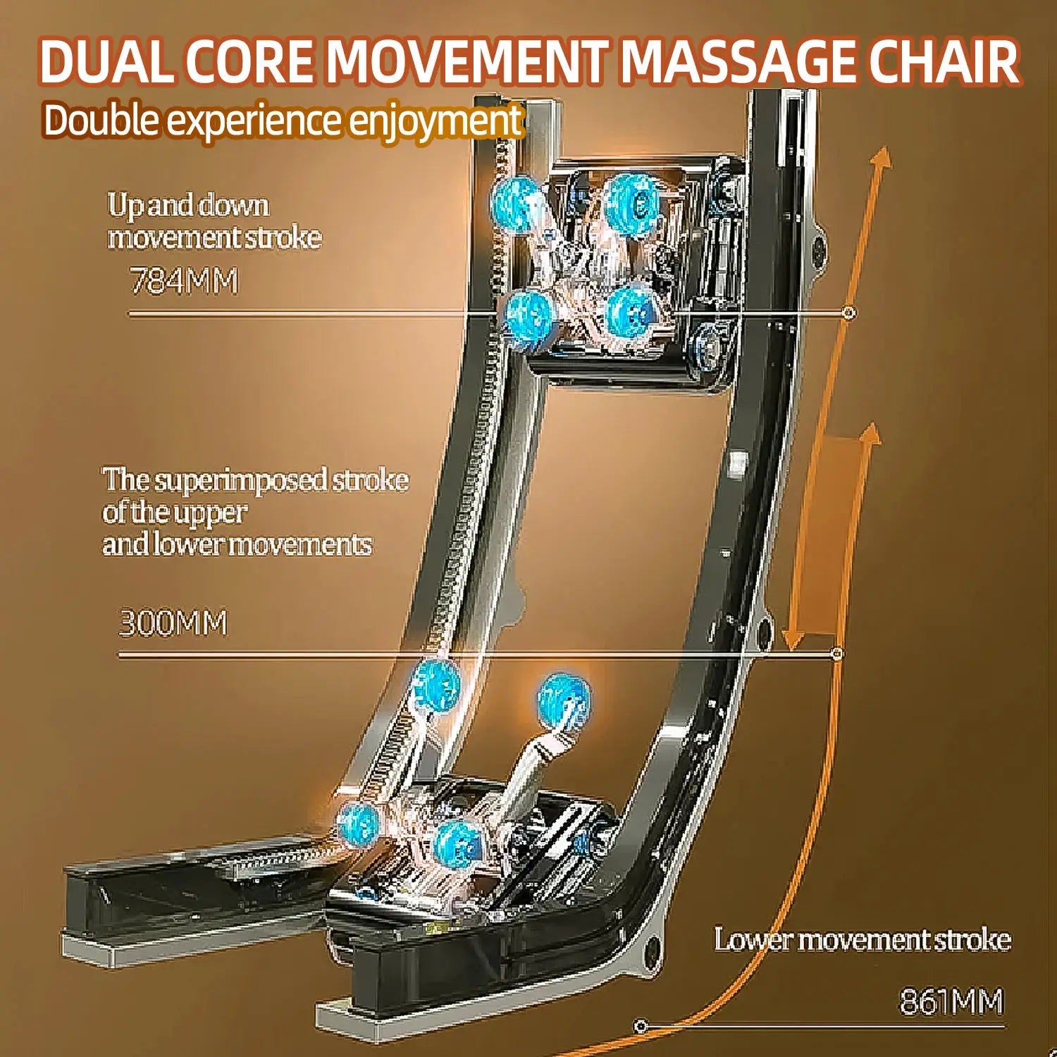 4D Full Body Zero Gravity Shiatsu Recliner