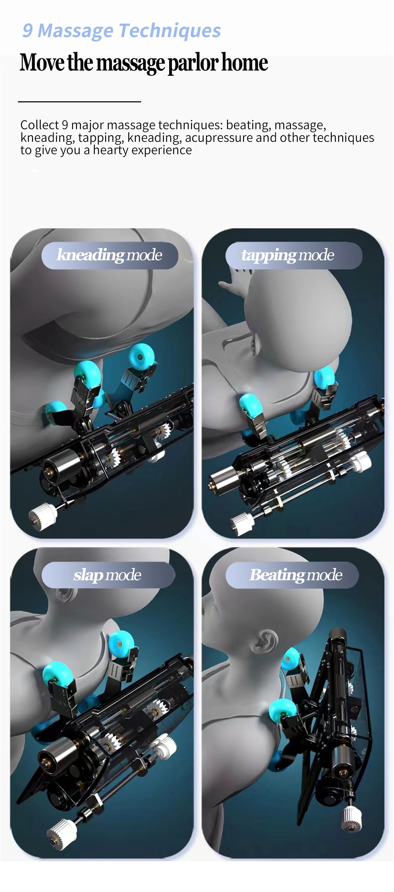 Luxury 4D SL-Track Zero Gravity Massager