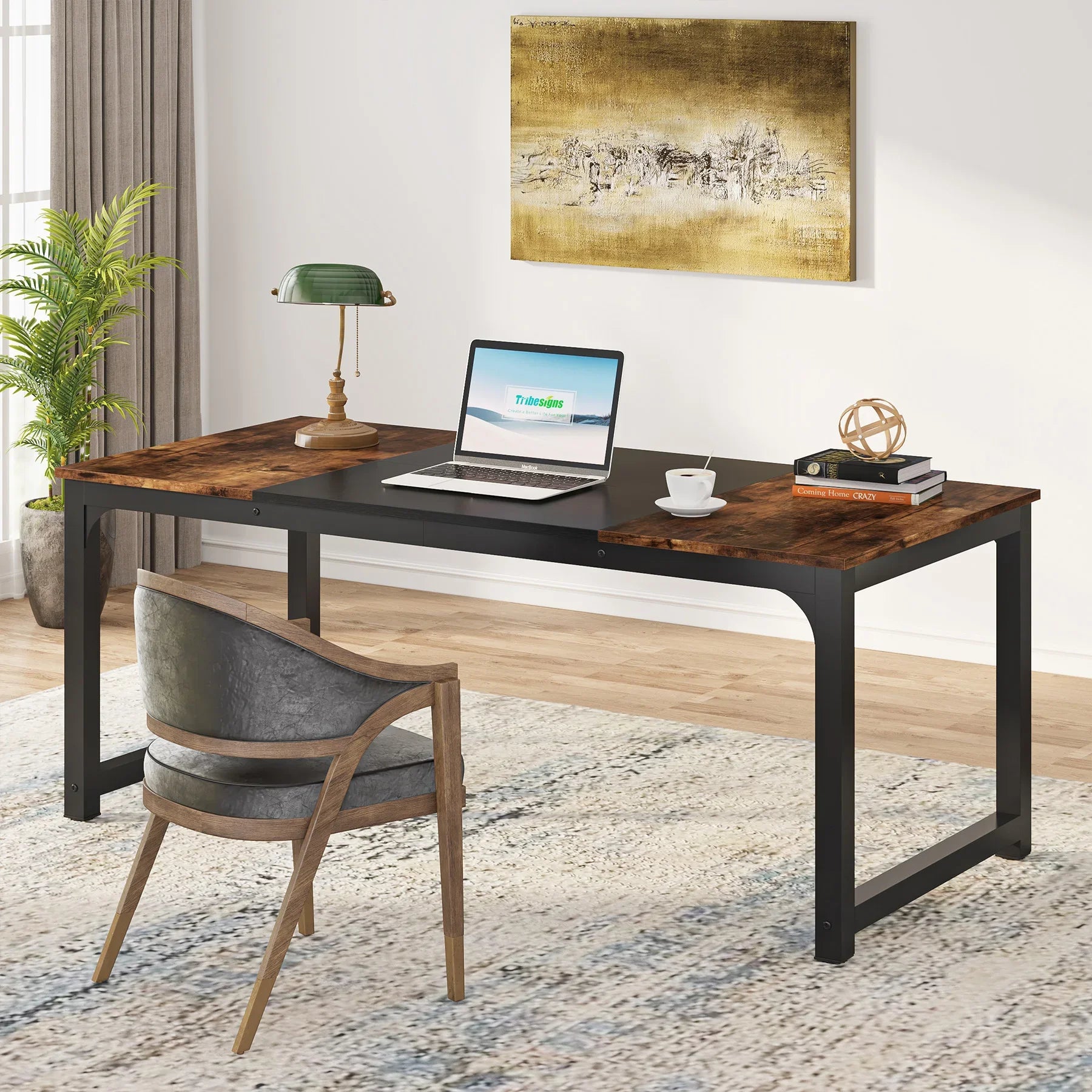 Large Modern Office Computer Writing Desk