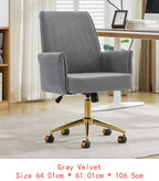 Adjustable Ergonomic Swivel Velvet Office Chair