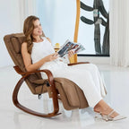 Ergonomic Rocker Recliner with Massage and Heat