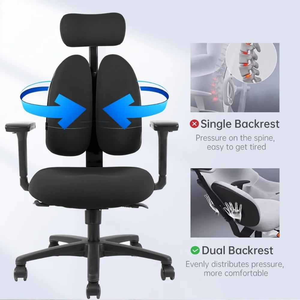 Ergonomic Swivel Office Chair with Memory Foam