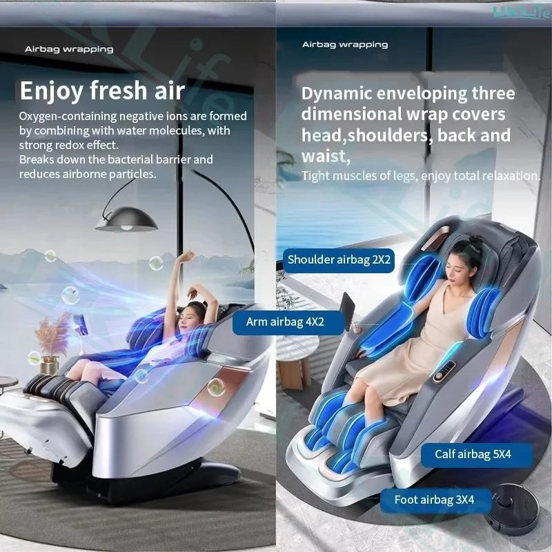 Luxury 4D Zero Gravity Massage Sofa with Heating