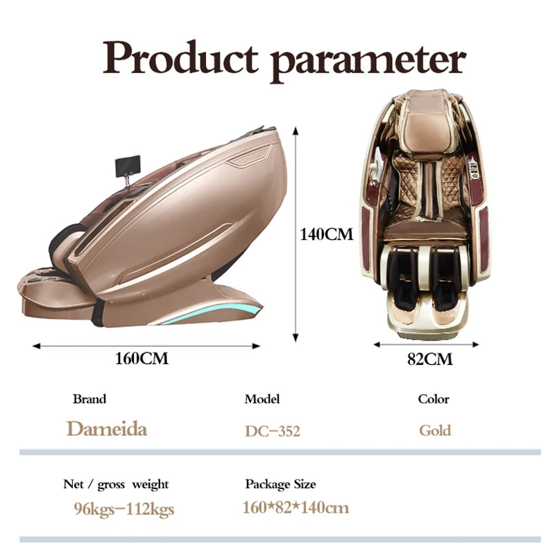 Luxury 4D SL-Track Zero Gravity Massager
