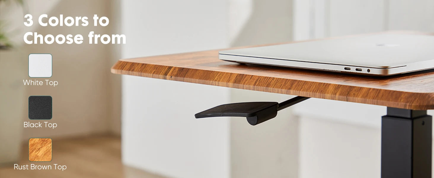 Portable Laptop Computer Desk with Lockable Wheels