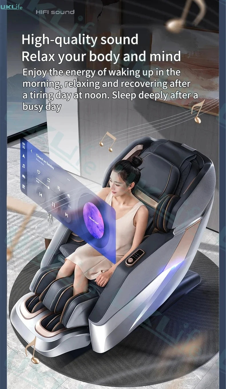 Luxury 4D Zero Gravity Massage Sofa with Heating