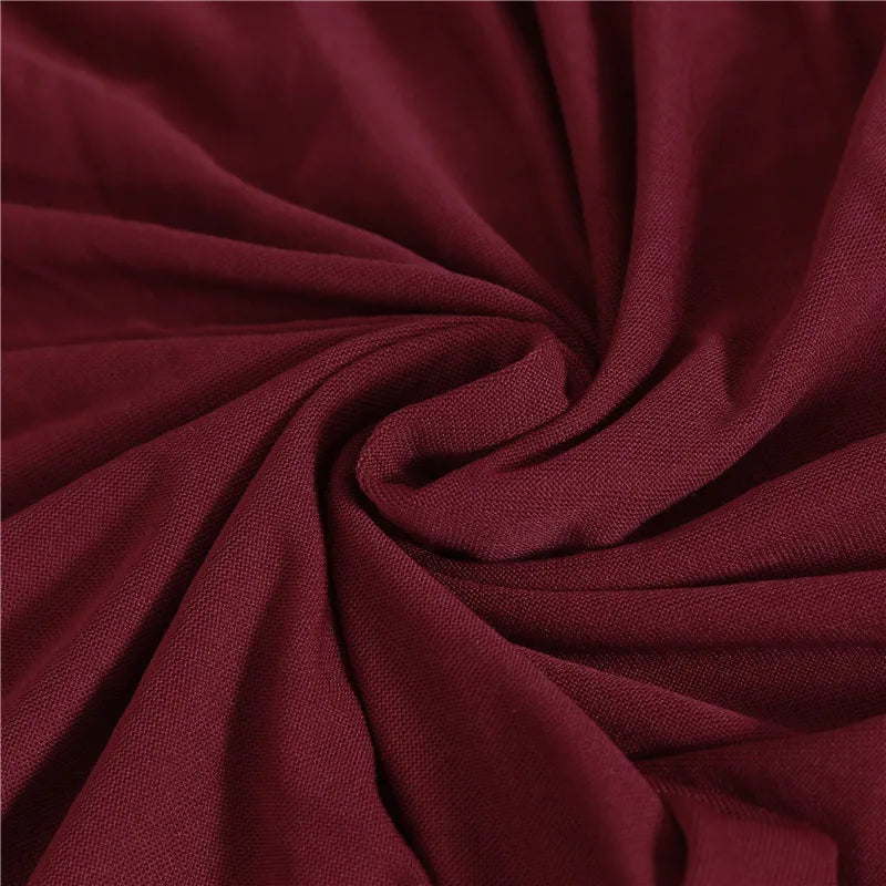 4-Piece Solid Stretch Recliner Sofa Cover