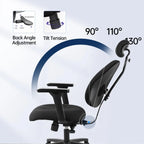 Ergonomic Swivel Office Chair with Memory Foam