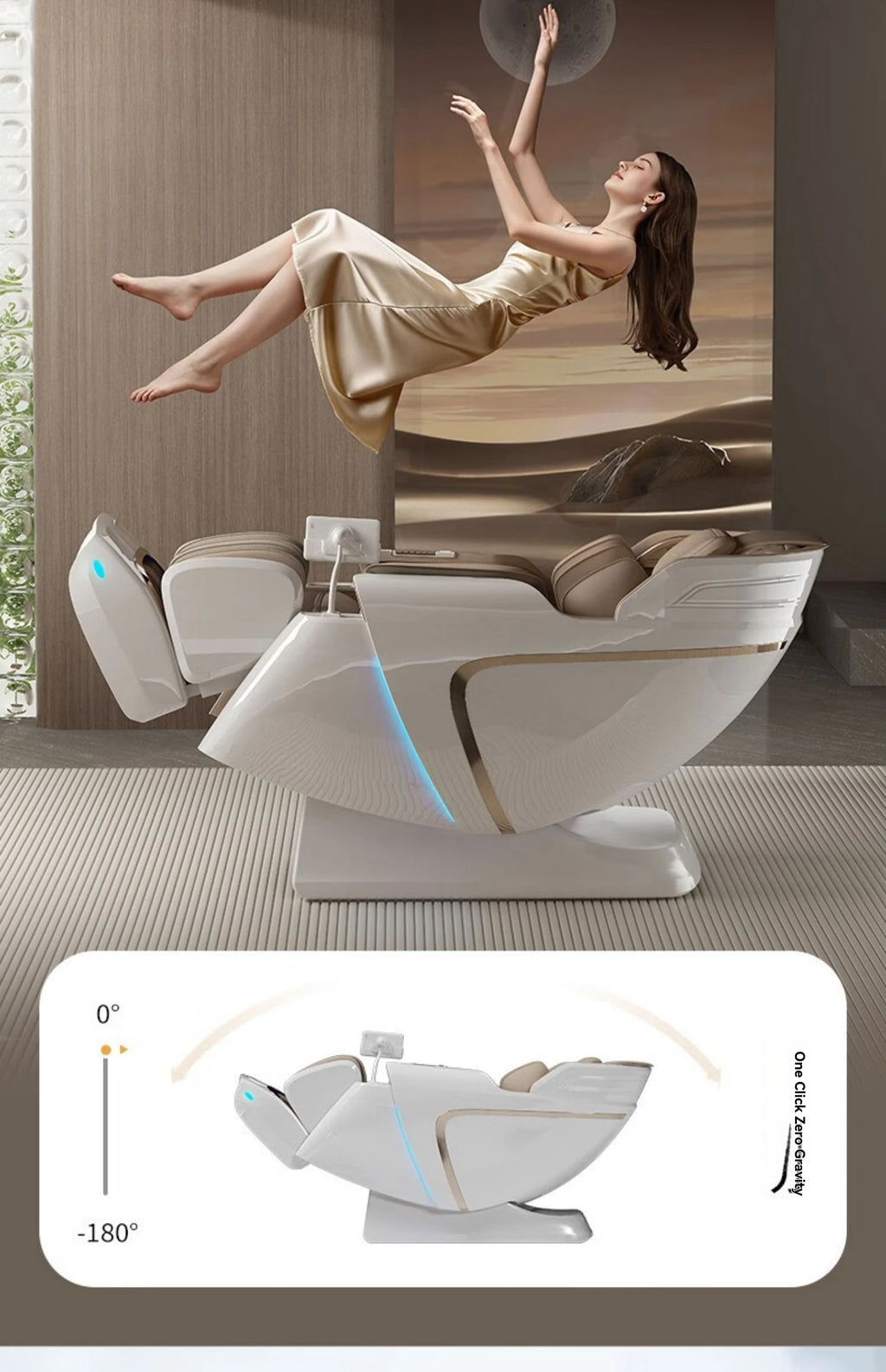 4D Electric Full Body Zero Gravity Chair