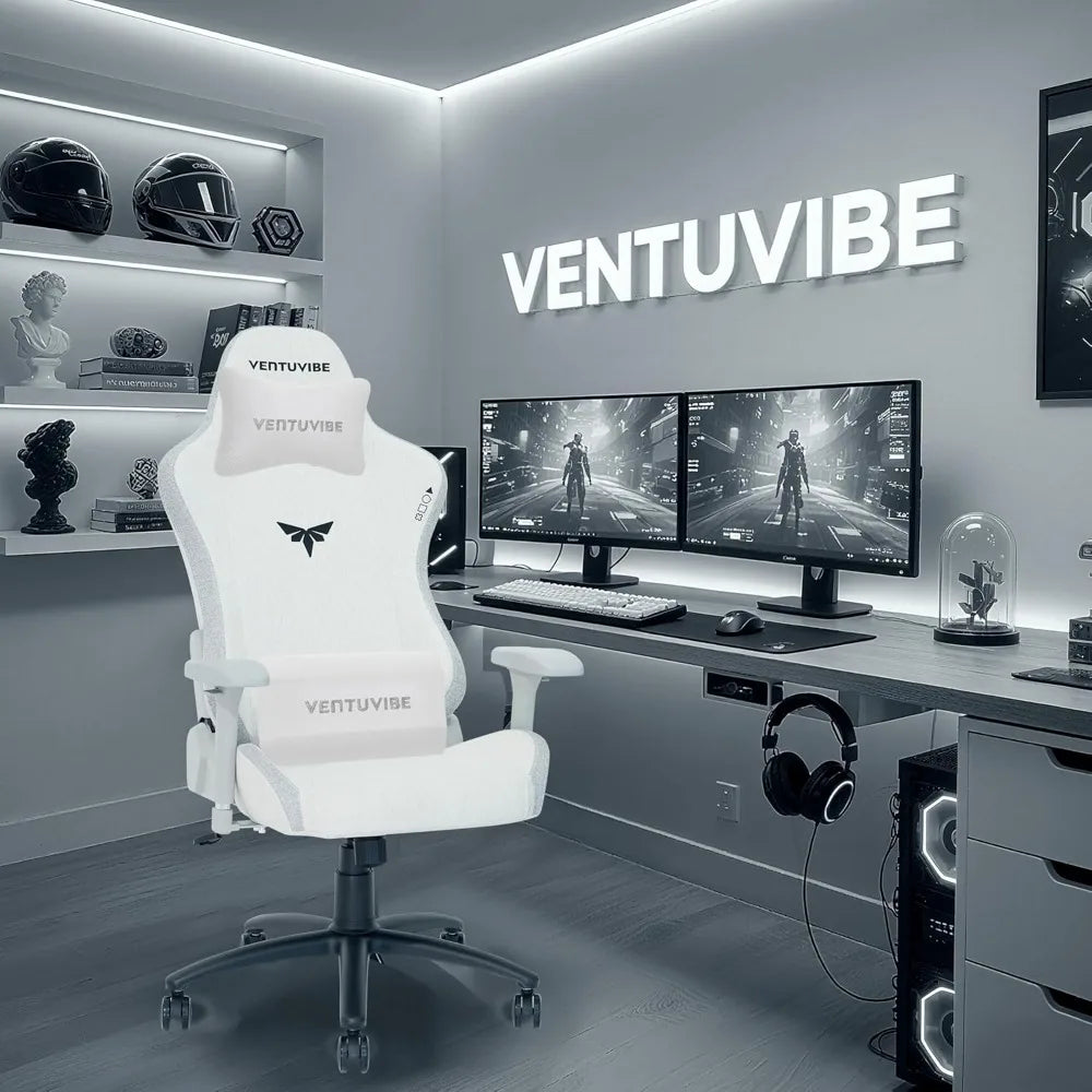 Ergonomic Gaming Chair with 4D Armrest and Recline