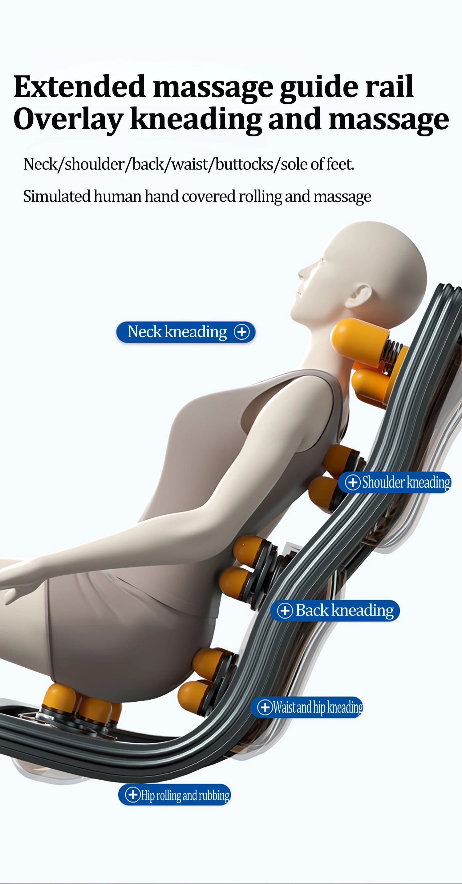 Zero Gravity Massage Chair with Heating and Bluetooth