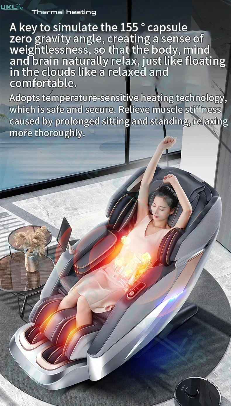 Luxury 4D Zero Gravity Massage Sofa with Heating