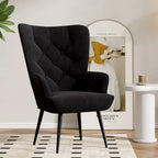 Medieval Modern High Back Velvet Armchair