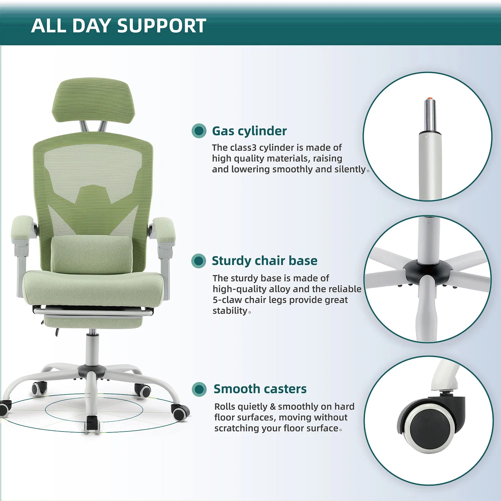 Ergonomic Mesh Rocking Gaming Chair