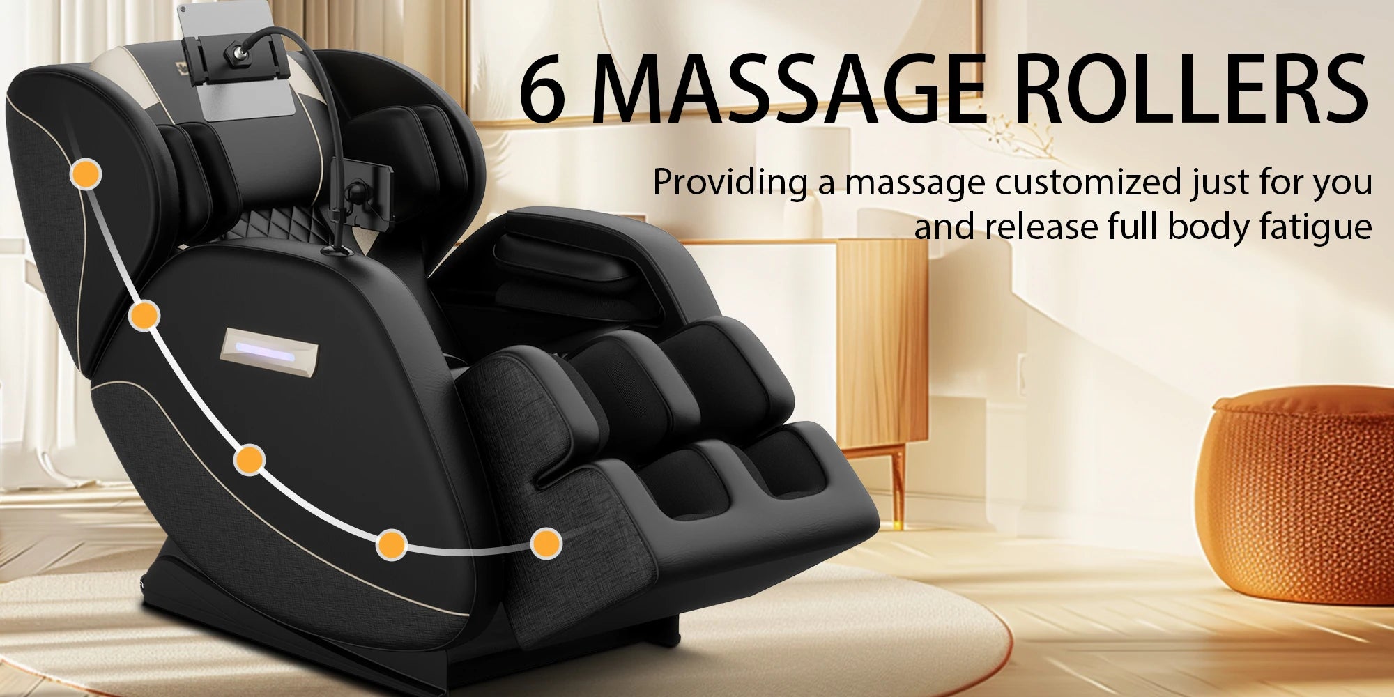 Zero Gravity Massage Chair with Heating and Airbags
