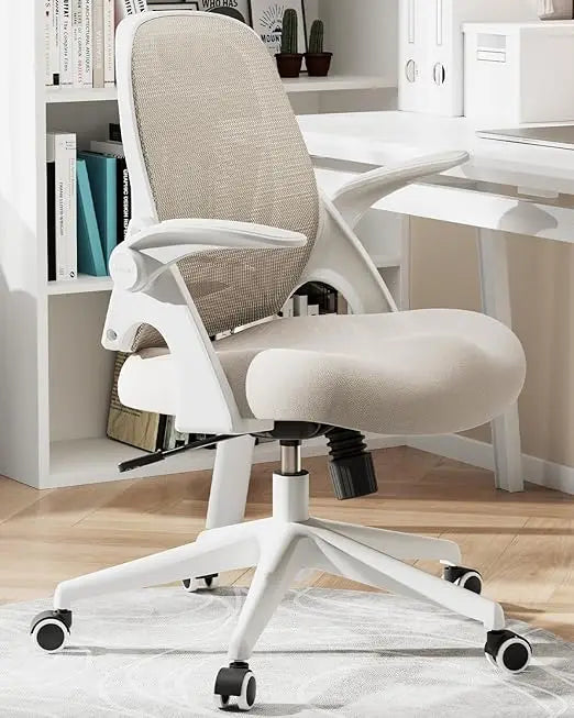 Mesh Office Chair with Flip-Up Armrests