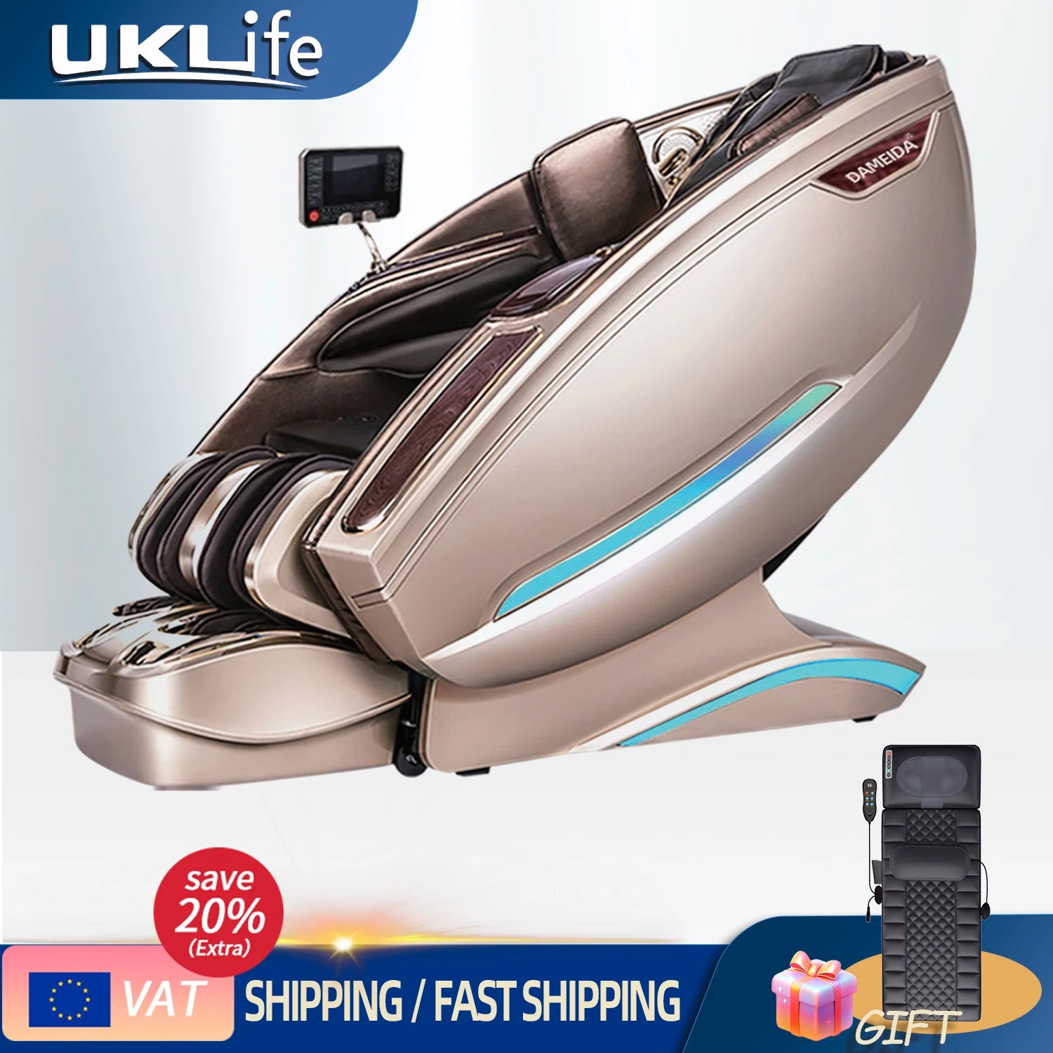 Luxury 4D SL-Track Zero Gravity Massager