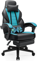 Heavy Duty Ergonomic Gaming Chair with Footrest