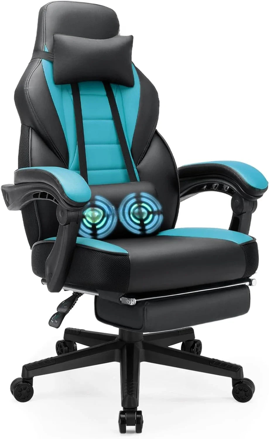 Heavy Duty Ergonomic Gaming Chair with Footrest