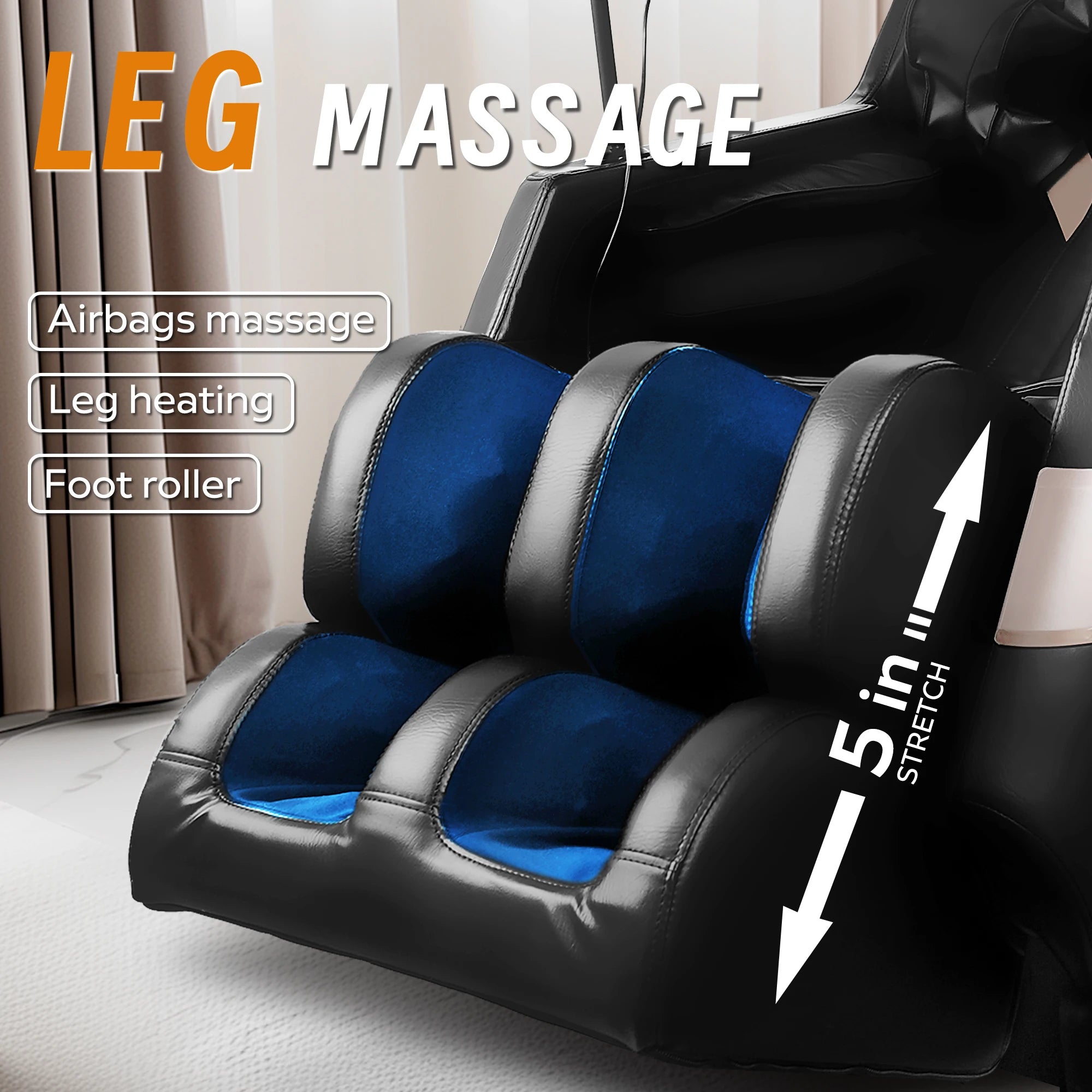 Zero Gravity Recliner with Heating and Bluetooth