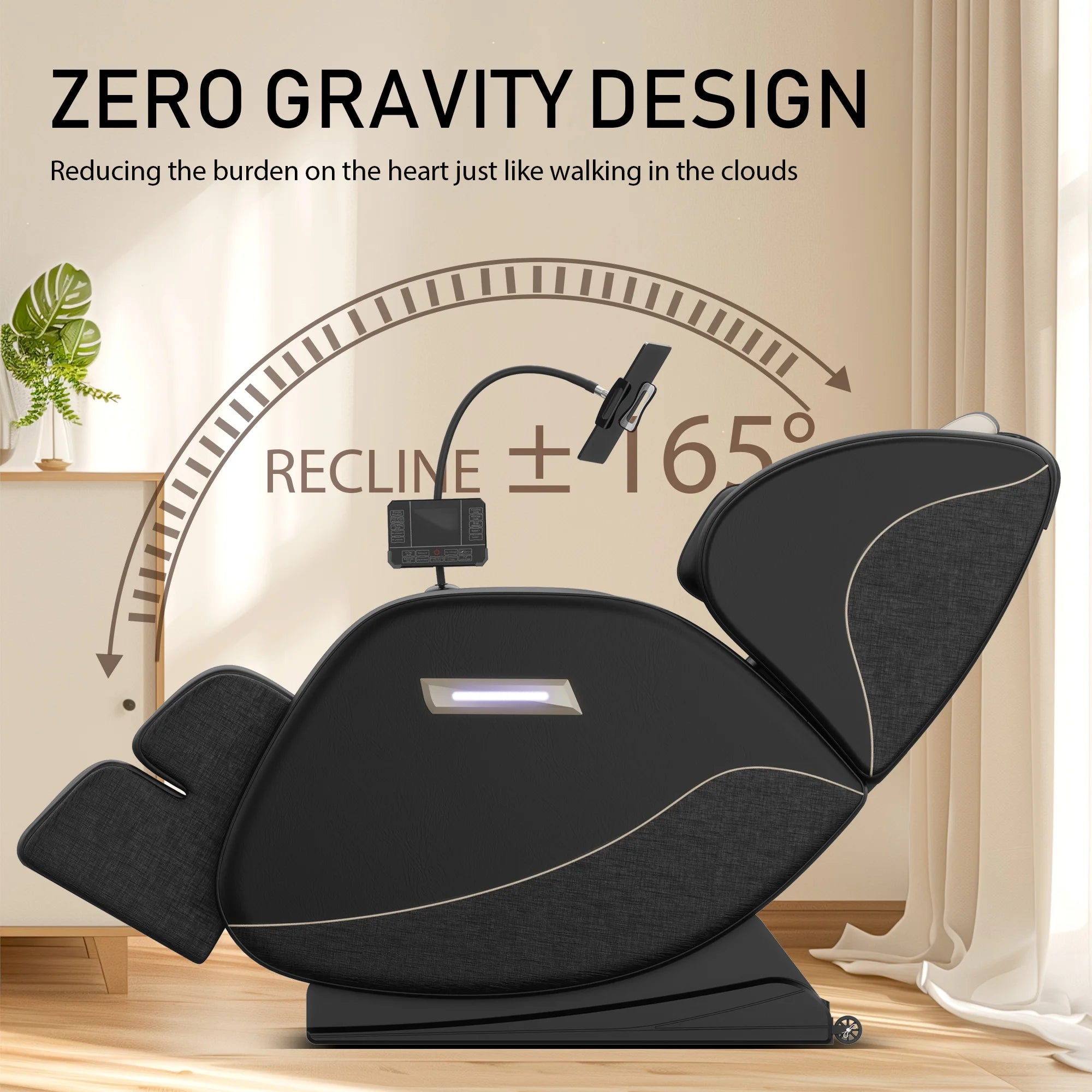 Zero Gravity Massage Chair with Heating and Airbags