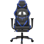 Adult Ergonomic Gaming Chair with Massage and Footrest
