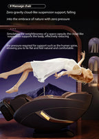 4D Full Body Zero Gravity Shiatsu Recliner