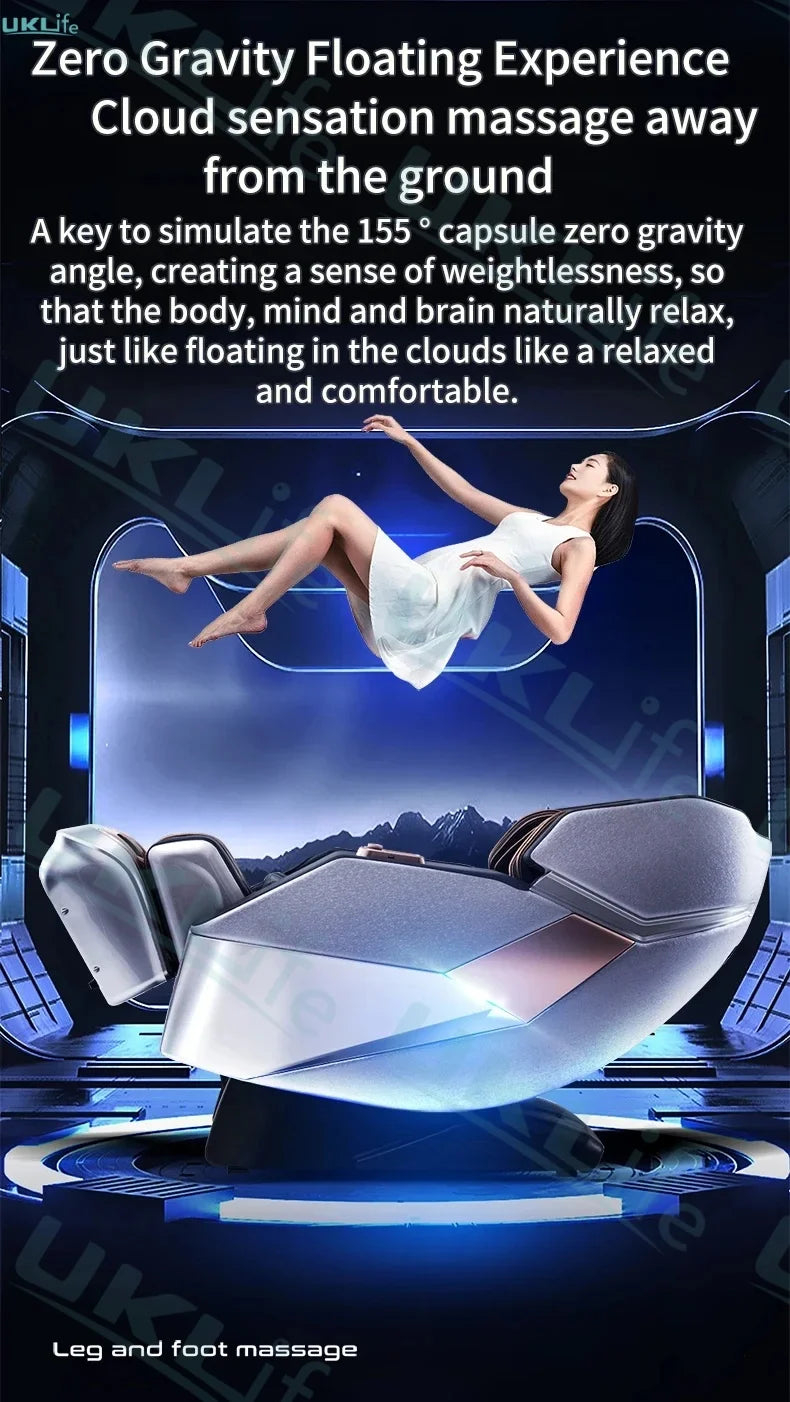 Luxury 4D Zero Gravity Massage Sofa with Heating