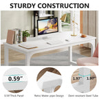 Large Modern Office Computer Writing Desk
